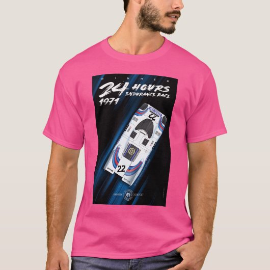 24 Uur Endurance Race 1971 Marko van Lennep T-shirt (Voorkant)