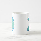 24 Uur - Kameelontwerp (blauw/turquoise) mok (Center)