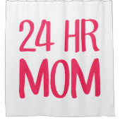 24 uur mama douchegordijn (Voorkant)