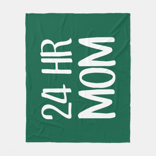 24 uur mama fleece deken (Voorkant)