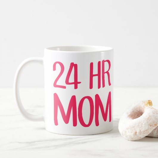 24 uur mama koffiemok (Met donut)