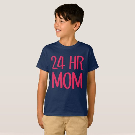 24 uur mama t-shirt (Voorkant volledig)