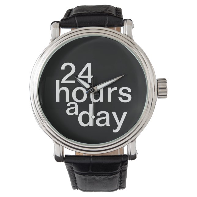 24 uur per dag horloge (Voorkant)