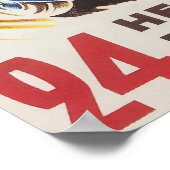 24 uur van Le Mans Race Poster (Hoek)