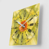 24 uur ventilator vierkante klok (Hoek)