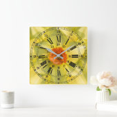24 uur ventilator vierkante klok (Huis)
