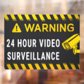 24 uur videobewaking raamsticker (Vel 2)