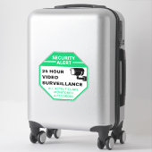 24 uur videobewaking sticker (Koffer)