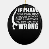 24 uur zonder handgreep gymnastiek keramisch ornament (Links)