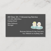 24-uurs Business Answering Service Visitekaartje (Voorkant)