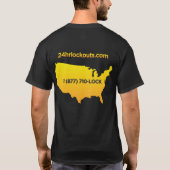 24-uurs vergrendeling T-shirt (Achterkant)