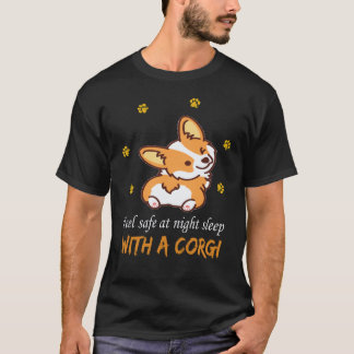 24 Voel je veilig 's nachts Slaap met een Corgi T-shirt