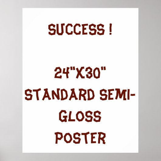 24"x30" Standaard Halfglans Poster (Voorkant)