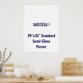 24"x32" Standaard Halfglans Poster (Keuken)