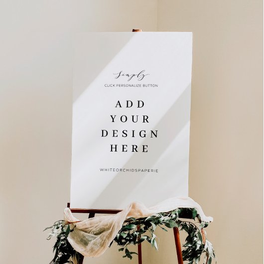 24"x36" Huwelijksbord, Welkomstbord Afdrukken Poster