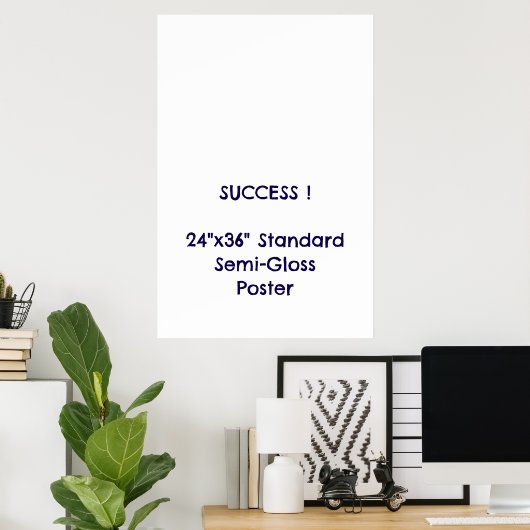 24"x36" Standaard Halfglans Poster (Thuiskantoor)