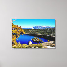 24" X 16" SCHITTEREND EMERALD BAY MEER TAHOE CANVA