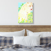 24 x 18 inch, 1,5 inch, Single/Lion Canvas Afdruk (Insitu (Slaapkamer))