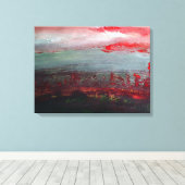 24"x 18"Landschapsschilderij Canvasdruk Canvas Afdruk (Insitu (Houten vloer))