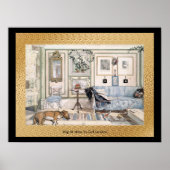 24 x 18 zwart en goud poster (Voorkant)