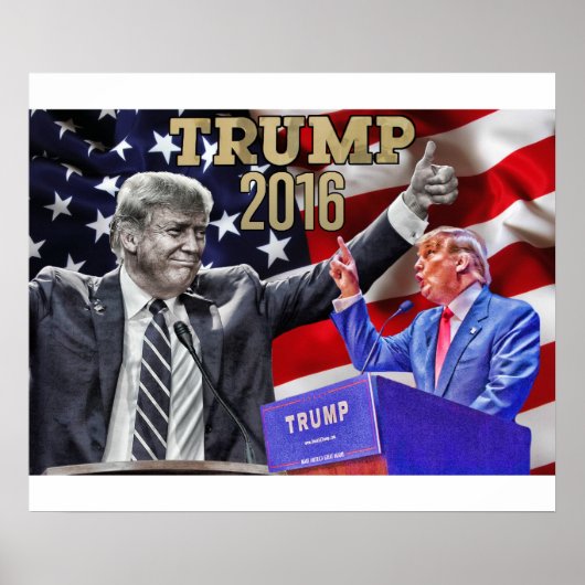 24 x 20 inch, Donald Trump Poster (Voorkant)