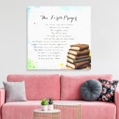 24 x 24 Het gebed van de Heer Canvas Print (Insitu (Woonkamer))