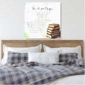 24 x 24 Het gebed van de Heer Canvas Print (Insitu (Slaapkamer))