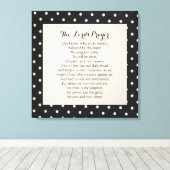 24 x 24 Het Onze Vader  Canvas Afdruk (Insitu (Houten vloer))