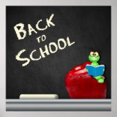 24 x 24 inch, BACK TO SCHOOL Poster/(Matte) BOOKWO Poster (Voorkant)