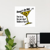 24" X 24" POSTER - MIDDELWARE OF ZELDZAME MARTINI (Thuiskantoor)