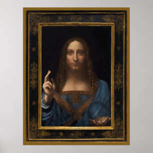 24 x 31-inch Salvator Mundi van Leonardo da Vinci Poster