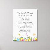 24 x 32 Het gebed van de Heer Canvas Print (Voorkant)
