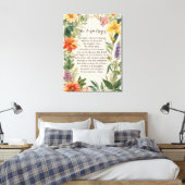 24 x 32 Het Onzevadersgebed Canvasprint Canvas Afdruk (Insitu (Slaapkamer))