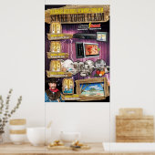 24 x 36 Pak het Poster voor verwijzingsrechten voo (Keuken)