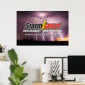 24 x 36 Storm Poster voor de beschermkap (Thuiskantoor)