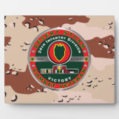 24e Desert Storm infanteriedivisie Fotoplaat (Voorkant)
