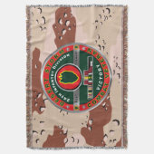 24e divisie infanterie woestijn Storm veteraan Deken (Voorkant Verticaal)