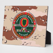 24e Infanteriedivisie Desert Storm Fotoplaat (Zijkant)