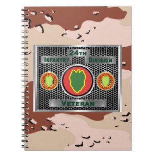 24e Infanteriedivisie Desert Storm-veteraan Notitieboek