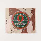 24e Infanteriedivisie Desert Storm Wandkleed (Voorkant (horizontaal))