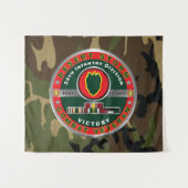 24e Infanteriedivisie Desert Storm Wandkleed (Voorkant (horizontaal))