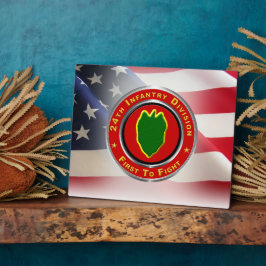 24e infanteriedivisie "Eerste tot Vecht" Fotoplaat