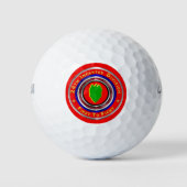 24e infanteriedivisie "Eerste tot Vecht" Golfballen (Voorkant)