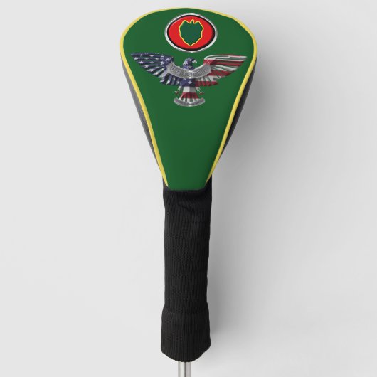 24e Infanteriedivisie "First to Fight" Eagle Golfheadcover (Voorkant)