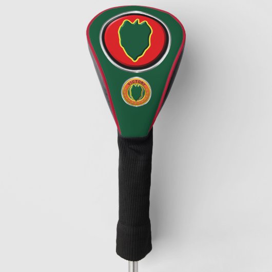 24e Infanteriedivisie Golfheadcover (Voorkant)