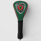 24e Infanteriedivisie Schild Golfheadcover (Voorkant)