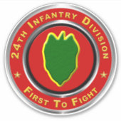 24e Infanteriedivisie Sticker (Voorkant)