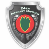 24e Infanteriedivisie Sticker (Voorkant)