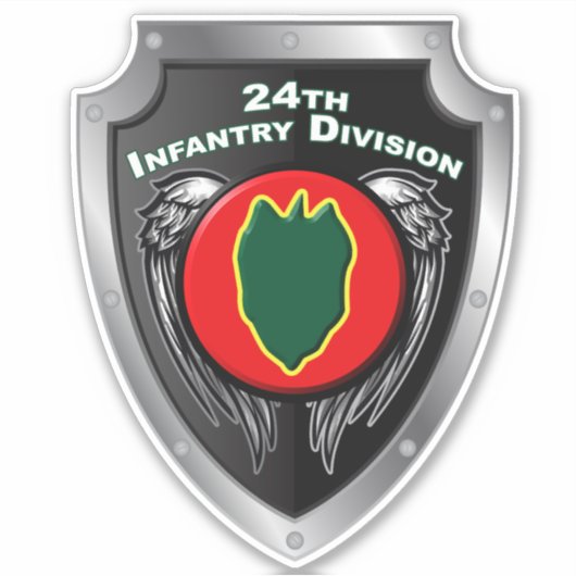 24e Infanteriedivisie Sticker (Voorkant)