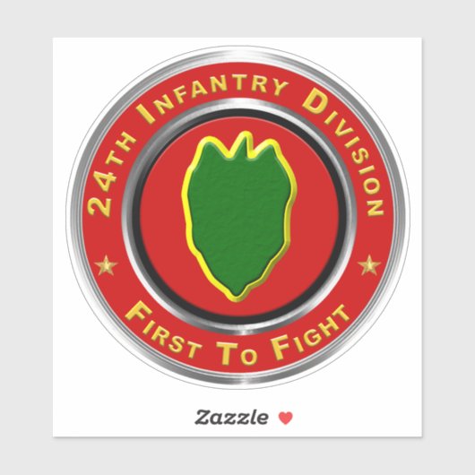 24e Infanteriedivisie Sticker (Vel)